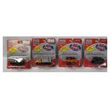 4 Mini Metals Vehicles - Utility Trucks Etc.