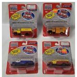4 Mini Metals Vehicles - Fuel Delivery Trucks