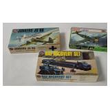 3 Airfix Model Kits - Junkers, Raf Recovery