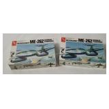 2 Amt Messerschmitt Model Kits 1/72