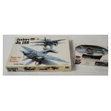 2 Revell Model Kits 1/72 - Junkers, P-51d Mustang