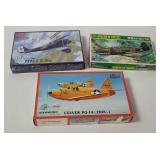 3 Model Kits 1/72 - Culver, Pfalz, D4y2 Judy