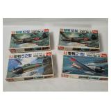 4 L S Model Kits 1/72 - Judy Mk.12, Zeke Mk.21