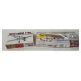 2 Monogram Model Kits - Ford Tri-motor, Curtiss