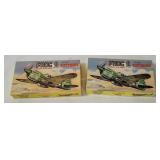 2 Frog Curtiss Kittyhawk Model Kits