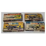 4 Sanwa Model Kits - Messerschmitt, Mosquito