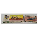 2 Revell Model Kits - B-25 Bomber, Me109