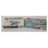 2 Monogram Model Kits - Constellation, Mitchell