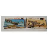 2 Revell Model Kits 1/72 - Focke Wulf, Spitfire