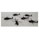 6 Corgi Black Hawk Diecast Helicopters
