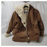 M J Carroll Womens Leather Jacket Size Large