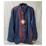 Tommy Jeans Denim/ Flannel Shirt W/ Tag Size L