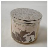Bath & Body Works Cinnamon Caramel 3-wick Candle