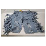 Daisy Fringe Jeans W/ Tag Size X L