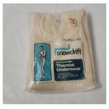 New Snowdrift Thermal Underwear Size Large