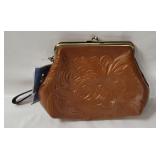 New Patricia Nash Tooled Leather Purse