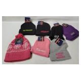 7 Assorted Winter Hats W/ Tags