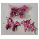 3 Victoria's Secret Pink Plush Dogs