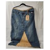 Hydraulic Denim Dress W/ Tag Size 15/ 16