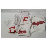 4 Cleveland Indians Shirts Size X L
