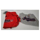 2 Mlb Indians Shirts W/ Tags Size X L