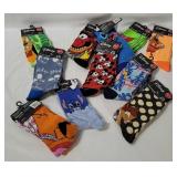 New Womens Disney Crew Socks Size 9-13