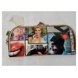 Fashion Magazine Collage Clutch Bag W/ Tag