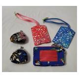 Vera Bradley I D Case, Luggage Tags, Coin Purses