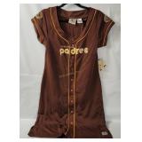 San Diego Padres Jersey Dress W/ Tag Size L
