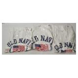 3 New Old Navy Anniversary White Shirts Size X L
