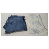 2 Pairs Old Navy Denim Jeans W/ Tags Size 14