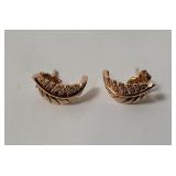 Pandora Shimmering Feather Earrings