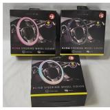 3 Bling Steering Wheel Covers