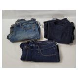 3 Pairs Jeans Size 14 - Old Navy, Levis