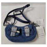 New Coach Ashton Denim Purse