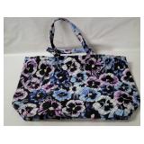 New Vera Bradley Plum Pansies Grand Tote