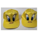 2 Warner Bros. Tweety Bird Hats
