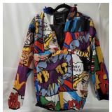 Reason Co. Comic Themed Jacket Size L