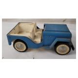 1960's Tonka Blue Pressed Steel Jeep