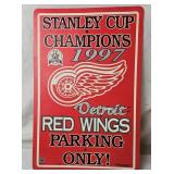 Detroit Red Wings 1997 Stanley Cup Champs Sign