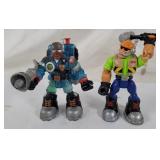 Vintage Mattel Rescue Heroes Action Figures