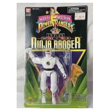 1995 Bandai MMPR White Alien Ranger NOS