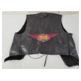 Small Leather Vest W/ Patches