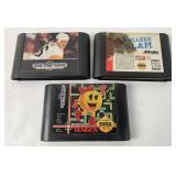 Ms Pac-Man, Hockey & College Slam Genesis Games