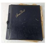 Vintage Scrapbook W/Sports Articles