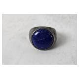 Sterling Silver Lapis Lazuli Stone Ring