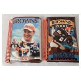 Cleveland Browns 2000 & 2001 Media Guides
