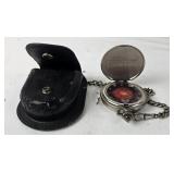 Harley Davidson Pocket Watch W/ Holder