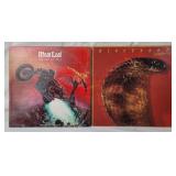 Meatloaf Bat Out Of Hell & Blackfoot Strikes Lps
