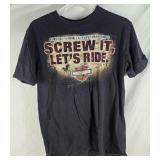 Harley Davidson 'Lets Ride' T-shirt M